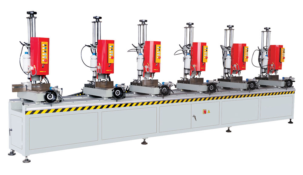 铝门窗多头组合钻床